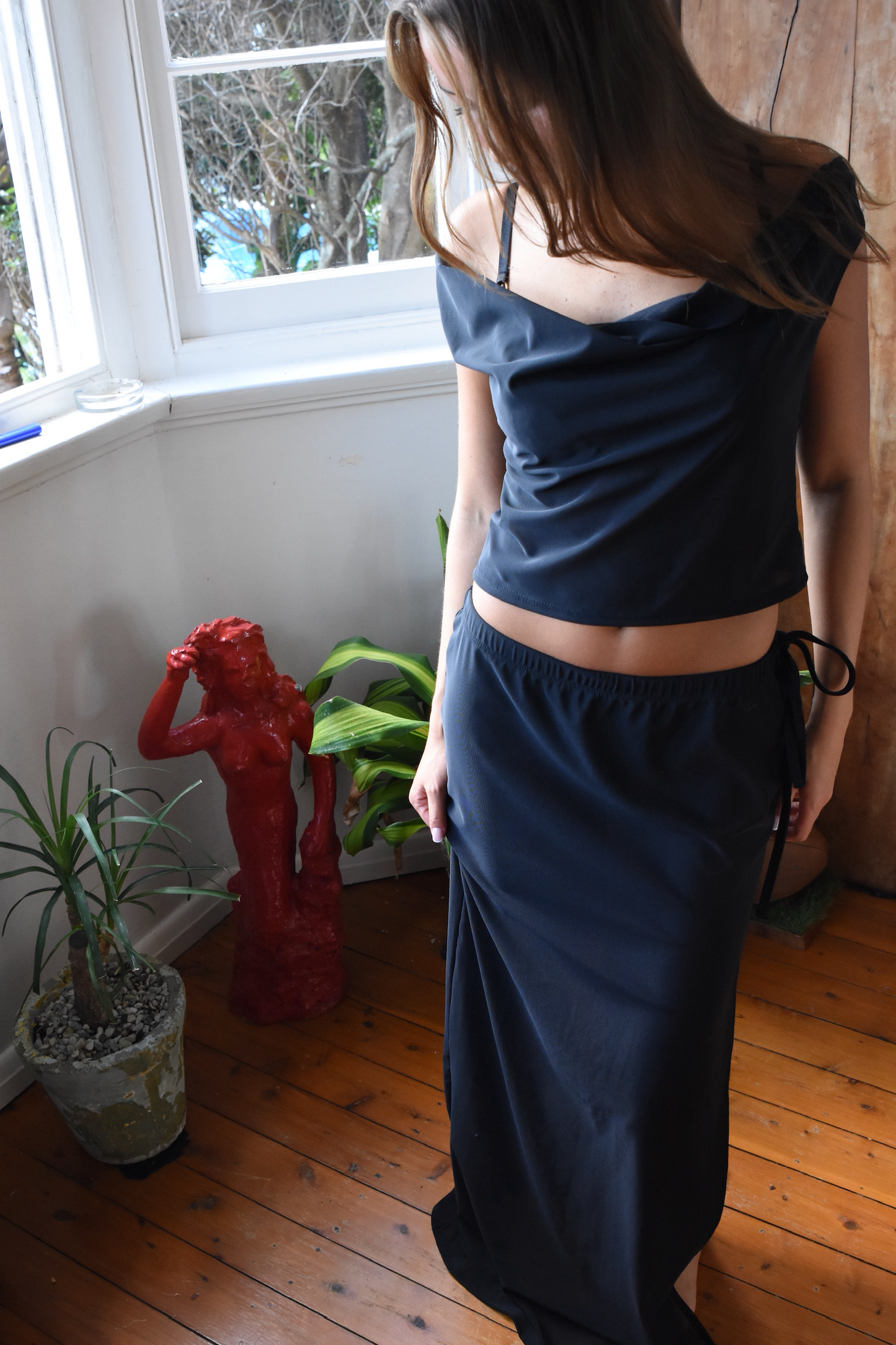 Dusk Draw-String Skirt